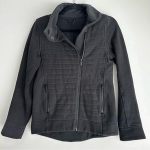 Lululemon Fleece Be True Jacket in Black Zip Up Athletic Size 2